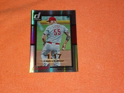 Panini Donruss Gold Career Stat Line 2014/117 Mat Latos #284 Foto 1 de 2