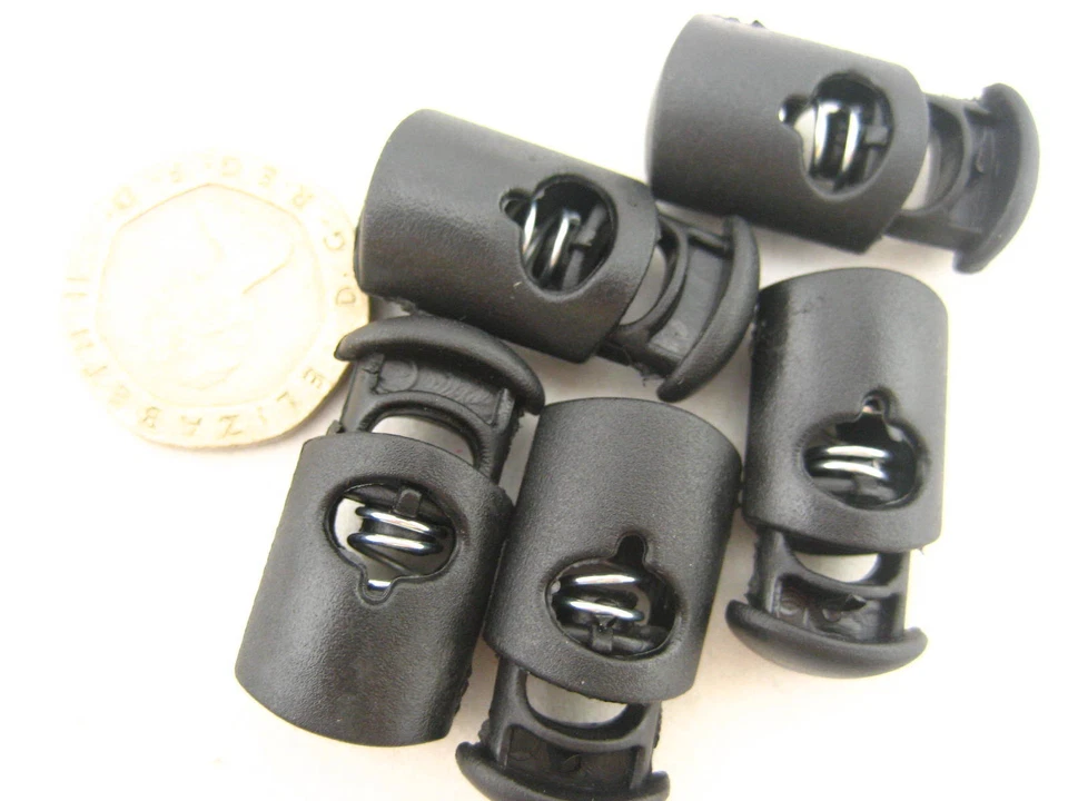 UK stock 10 Toggles Cord Adjusters Orbs Spring Loaded cord locks Rope lock - Image 1 of 1