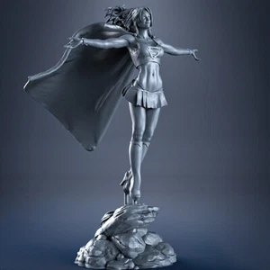 SUPERGIRL DC COMICS by SANIX ACTION FIGURE Kit modello resina 3D! UNPAINTED - Imagen 1 de 9