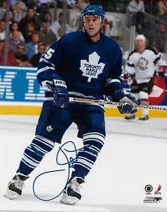 Autographed Toronto Maple Leafs Hall of Famer Joe Nieuwendyk 8x10 Photo Original - Picture 1 of 2