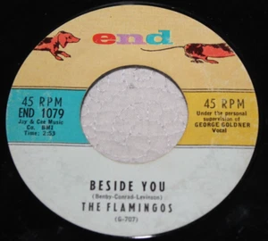 THE FLAMINGOS - Beside You / When I Fall In Love (1960 7" 45 Vinyl) - Picture 1 of 2