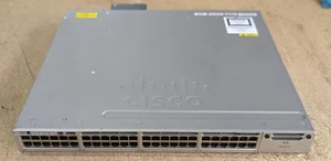 WS-C3850-48F-S Cisco Catalyst C3850-48F Switch Layer 3 - 48 * 10/100/1000 - Picture 1 of 2