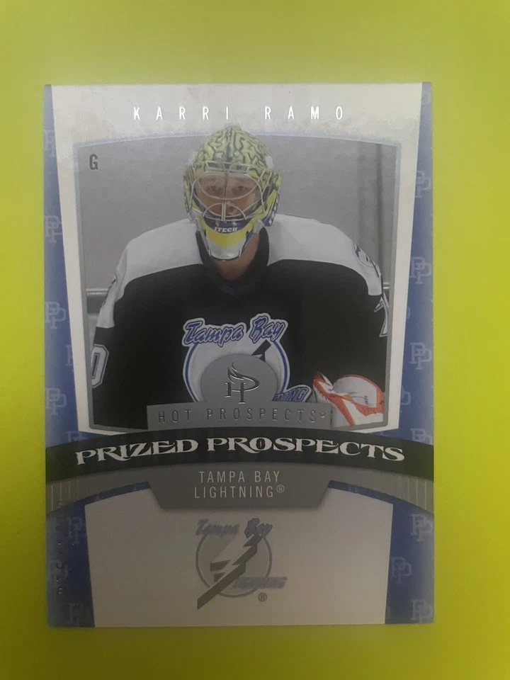 2006-07 Upper Deck Hot Prospects Kari Ramo RC Rookie /1999 Tampa Bay Lightning - Image 1 of 2