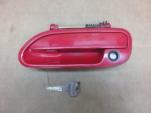 89-94 NISSAN 240SX S13 EXTERIOR DOOR HANDLE LEFT,DOOR LOCK,NEW NISSAN MATCH KEY - Picture 1 of 4