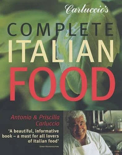 Carluccio's Complete Italian Food - Paperback By Carluccio, Antonio - GOOD Foto 1 de 1