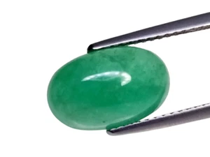 4.095 cts green natural emerald oval cut loose gemstones,see video - Picture 1 of 2