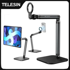 Support de bureau magnétique pour smartphones - Support réglable pour vidéo et diffusion en direct - Photo 1 sur 15