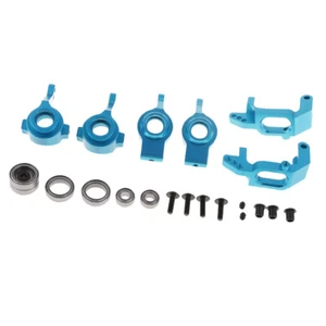 Soporte brazo dirección coche RC 102010 102011 102012 para 1/10 HSP XEME azul - Imagen 1 de 11
