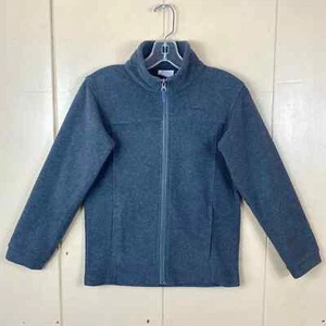 COLUMBIA BOYS/GIRS FULL ZIP SWEATER SIZE M(10-12) ZIP POCKETS LONG SLEEVES GRAY - Picture 1 of 9