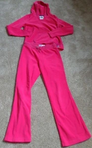 P.S. AEROPOSTALE girl's sz 10/12 pink pants w/matching LS hoodie - Picture 1 of 11