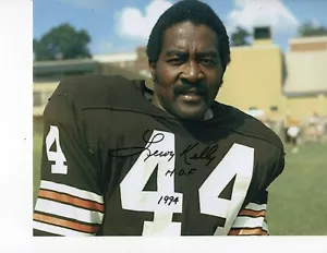 LEROY KELLY FIRMADO CLEVELAND BROWNS HOF 94 8X10 - Imagen 1 de 1