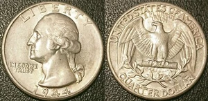 Etats-Unis - Washington quarter dollar argent 1944 SUP ! KM#164 - Imagen 1 de 1