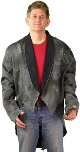 Rotting Tux Skeleton Zombie Gray Grey Fancy Dress Up Halloween Adult Costume - Picture 1 of 2