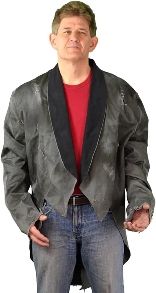 Esmoquin podrido esqueleto zombi gris gris disfraz elegante Halloween adulto Foto 1 de 2