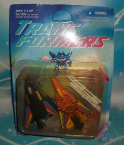 TRANSFORMERS G1 GEN2 1994 PMS INTERNTNL UK EDITION CYBERJET 2PK HOOLIGAN SKYJACK - Picture 1 of 9