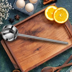 Small Soup Pot Heat Resistant Handle with Pour Spout Oil Pouring Spoon for Oven - Picture 1 of 5