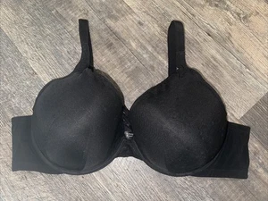 Torrid Curves Plunge Push-Up schwarz Spitze Overlay Sterne gepolstert Rn#17448611 46C - Bild 1 von 4