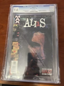 ALIAS #1 CGC 9.6 1ST APP OF JESSICA JONES, 1ST MAX TITLE (2001) - Picture 1 of 14