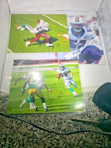 42 FOTOS FIRMADAS EN COLOR 8x10 jugadores de delfines de Miami - Imagen 1 de 16