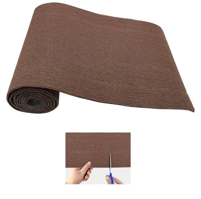 300cm Trimmable Cat Scratching Post Cover Sofa Cover Self Adhesive Brown  - Image 1 of 4