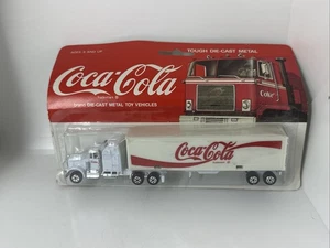Rare Vintage 1979 Hartoy Coca Cola Semi Truck, White, 1/87, NIB Sealed Shelfwear - Picture 1 of 3