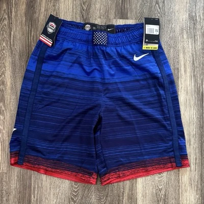 Мужские аутентичные шорты Nike 2020 команда США олимпийский баскетбол размер 38 CT6628-451 - Изображение 1 из 4