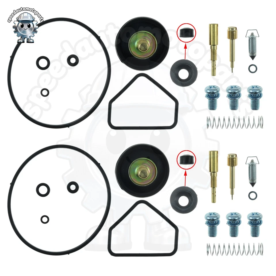 Kawasaki VN1500 VN 1500 A/B/C Carburetor Repair Kit - NEW 18-9347 Rebuild Set-US Foto 1 de 4