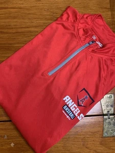Under Armour Los Angeles Angels Adult Size Medium 1/4 Zip Pullover Lightweight - Picture 1 of 5