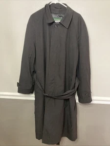 Trench coat uomo vintage Ralph Lauren, 44L, con cintura, fodera rimovibile - Foto 1 di 9