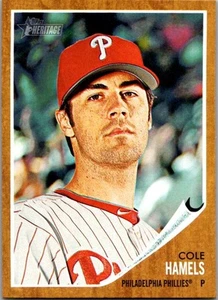 2011 Topps Heritage #46 Cole Hamels - Picture 1 of 2