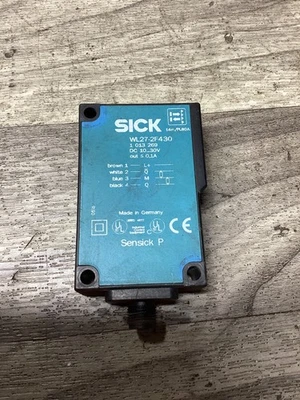 SICK WL27-2F430 PHOTOELECTRIC SENSOR #113N44 - Image 1 of 3