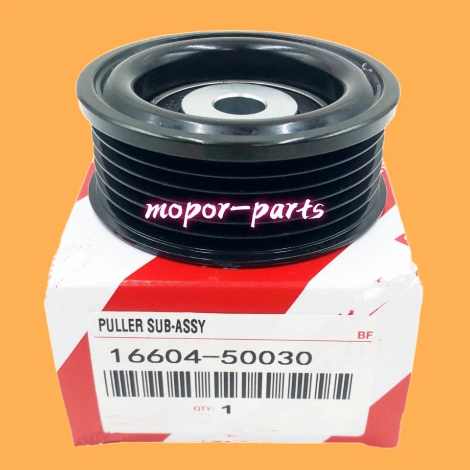 DRIVE BELT TENSIONER IDLER PULLEY FOR TOYOTA TUNDRA GS SC V8 16604-50030  - Image 1 of 4