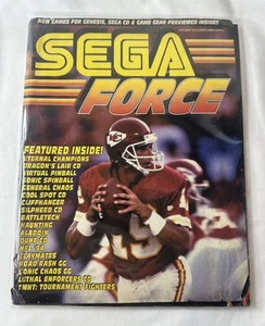 Sega Force Issue 4 Electronic Gaming Monthly Nov 1993 Joe Montana Cover - Picture 1 of 12