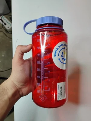 Nalgene Sustain 32 унц. Бутылка для воды с широким горлышком - НОВАЯ - Изображение 1 из 4