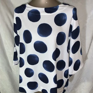 Bryn Walker Polka Dot Top Small - Picture 1 of 7