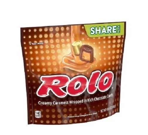Rolo Chocolate Candy 7,6 oz paquete de dos Foto 1 de 1