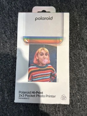 Polaroid - Hi-Print 2x3 Pocket Photo Printer Generation 2 - White - Image 1 of 3