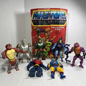 Vintage He-Man MOTU Action Figures (7) MOTU (1984) Case 1980s Figures Skeletor.. - Picture 1 of 24