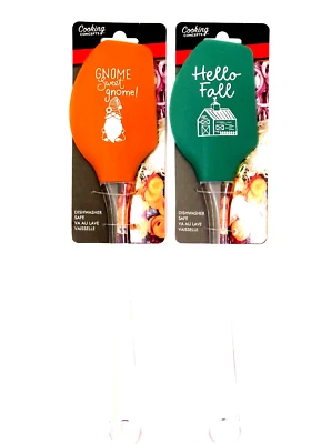 Cooking Concept's Hello Fall Silicone Spatula 12" Choose Both or Single - Image 1 of 2
