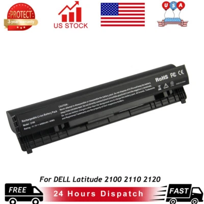  Batería para Dell Latitude 2100 2110 2120 Reemplazar P/N 0P576R 0R271 0T795R 0G038N Foto 1 de 4