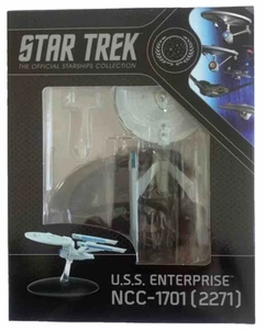 Star Trek USS Enterprise NCC-1701 (2271 reacondicionamiento) modelo barco solo Eaglemoss nuevo - Imagen 1 de 10