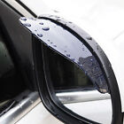 2Pcs Vehicle Car Rear View Side Mirror Eyebrow Guard Cover Black Car Accessories