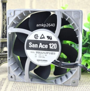 For SANYO San Ace 120 9SG1212P1G03 DC12V 4A 12038 120x120x38mm 4Pin Cooling Fan - Picture 1 of 4