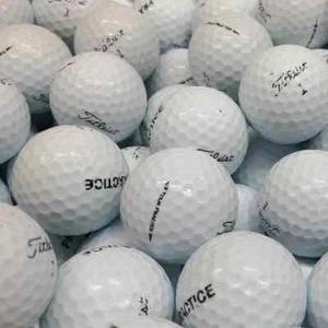 300 White Titleist Tour PRACTICE B Grade Range Practice Golf Balls  - Picture 1 of 2