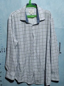 Con.Struct Slim-Fit Performance Stretch Dress Shirt Men's XL 17-17.5 - Picture 1 of 12