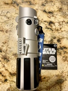 Disney Parks 2024 Star Wars Light Up Anakin Lightsaber Water Bottle Galaxy Edge - Picture 1 of 3