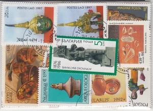 ARTS / POTTERY - 50 DIFFERENT TOPICS STAMPS!!! FREE SHIPPING - Bild 1 von 1