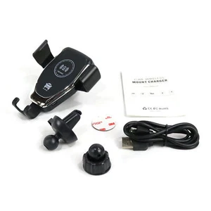 Wireless Smart Phone Car Mount Charger for Apple iPhone SE (2020) 2nd Generation - Picture 1 of 6