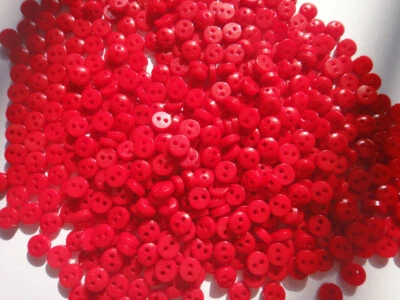 Resin Sewing Buttons  、5mm 0.2"  、very small 、 Diy 、Doll、Toys、 100pcs - Image 1 of 4