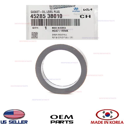 Automatic Transmission Oil Level Plug Gasket OEM HYUNDAI KIA *See Compatibility - Image 1 of 3